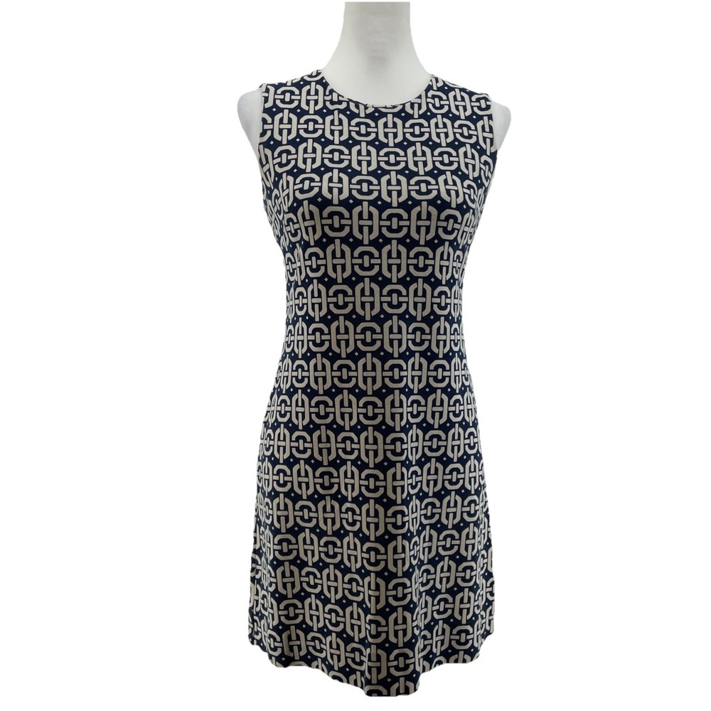 Banana Republic Sheath Dress Women's Small* Blue Link Old Money Career Stretch